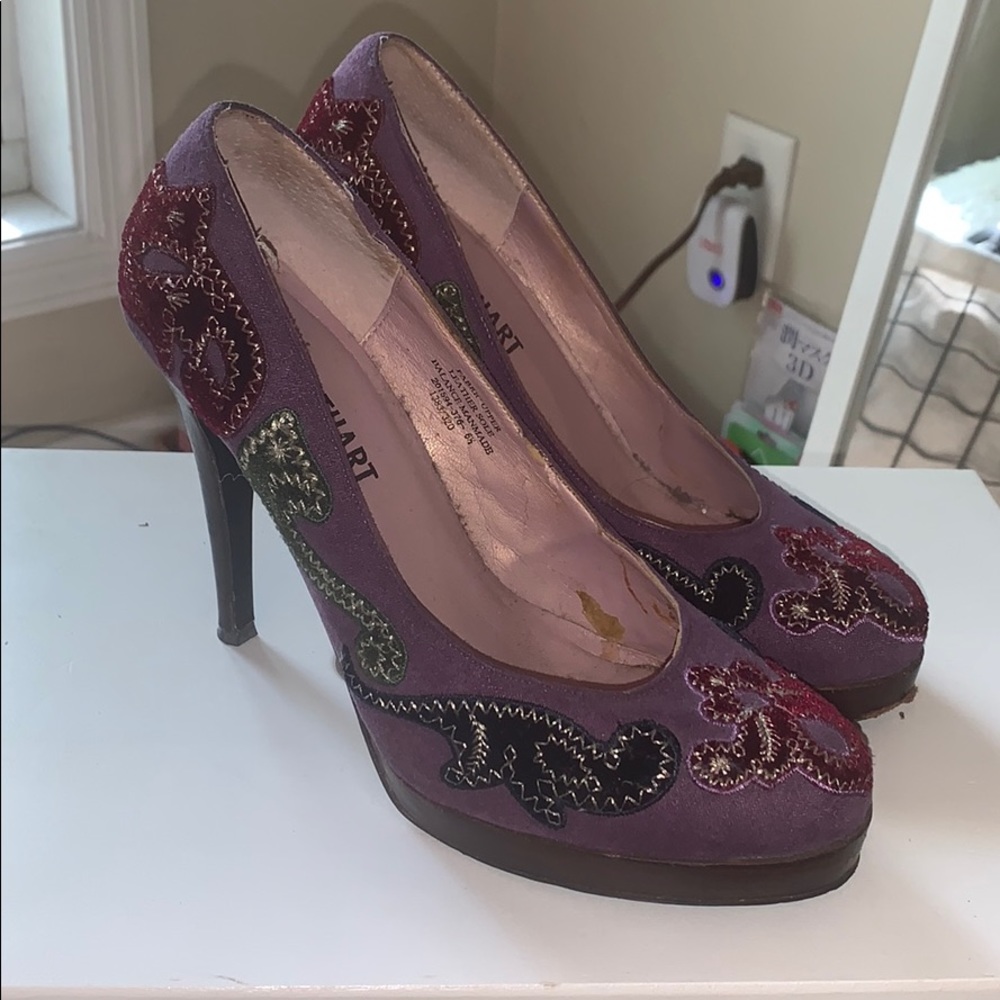 purple heels